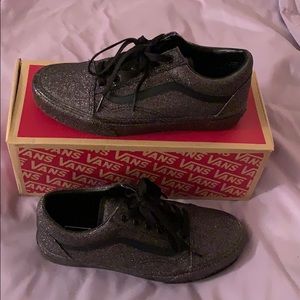 Rainbow glitter Vans